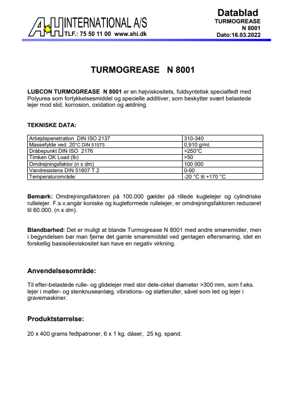 

Turmogrease N 8001

